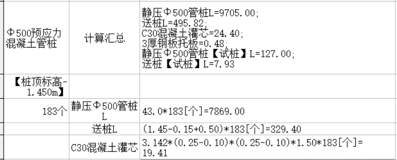 预应力混凝土管桩的混凝土灌芯是哪一部分