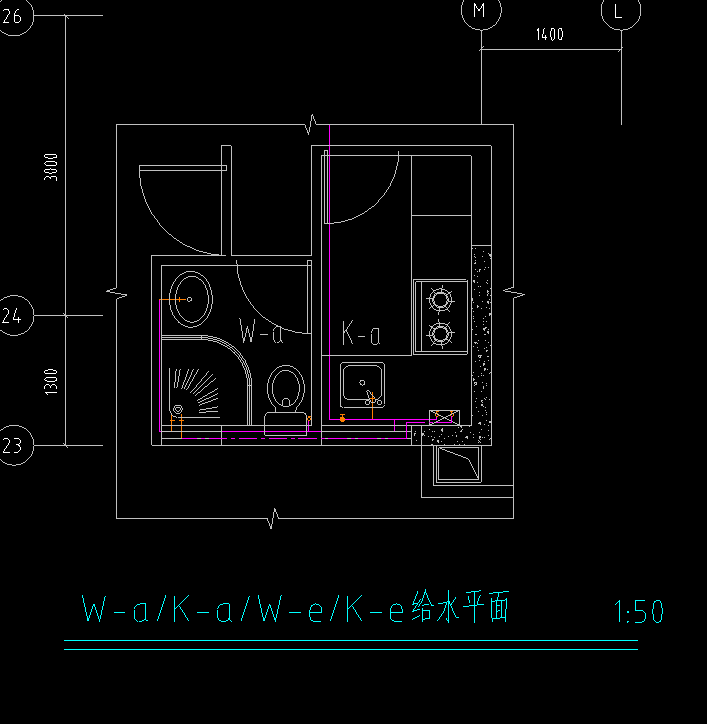 请问这个共有20个这样的卫生间，画完一个后，怎么去边成20个的工程量，是每根管的系数都乘以20吗？有没有简单的方法