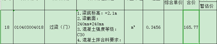 老師  問(wèn)一下  這個(gè)合價(jià)  工程量知道  怎么算這個(gè)單價(jià)
