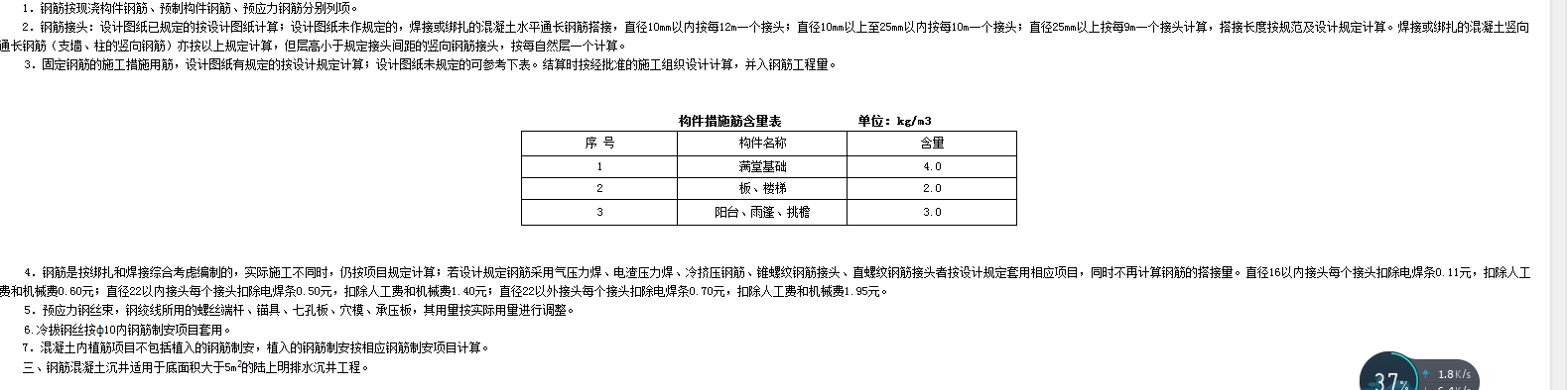 定额里面的措施筋 需要考虑这些构件是不是双层筋吗