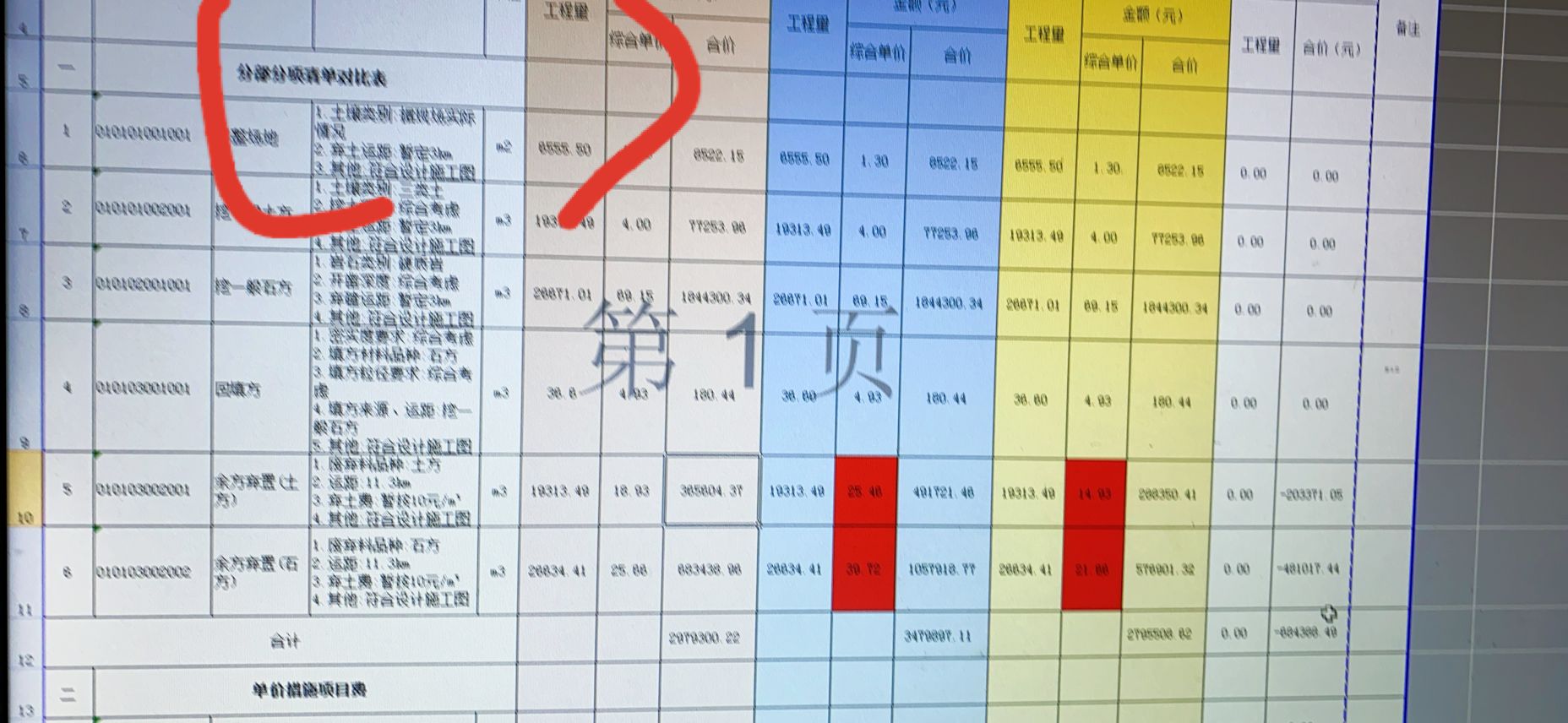 复核工程量看广联达怎么知道哪个是哪个呀