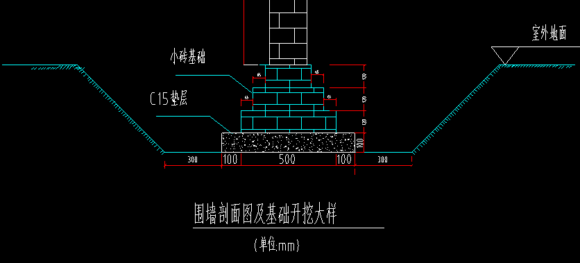 请问 基槽应该怎么算呀   坡度为45°应该怎么算啊