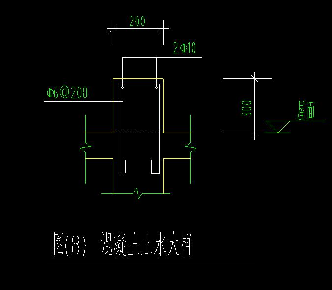 女儿墙的止水坎台用圈梁绘制比较好还是栏板构件还是什么？