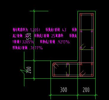 请问一下柱大样中怎么看箍筋和纵筋啊？