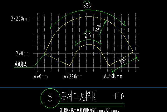 这块石材的尺寸怎么从图上找啊