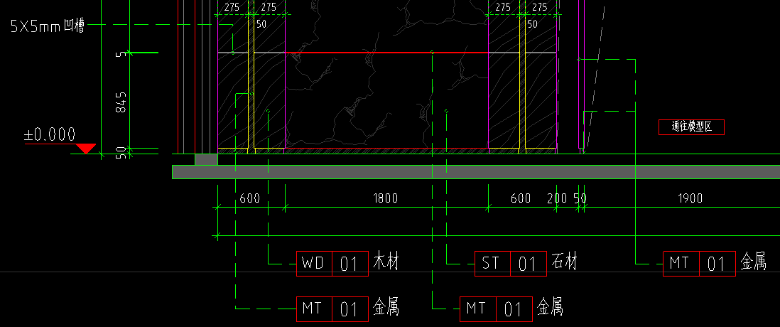 这个红线是什么意思，贴地砖的话按红线算还是按什么算