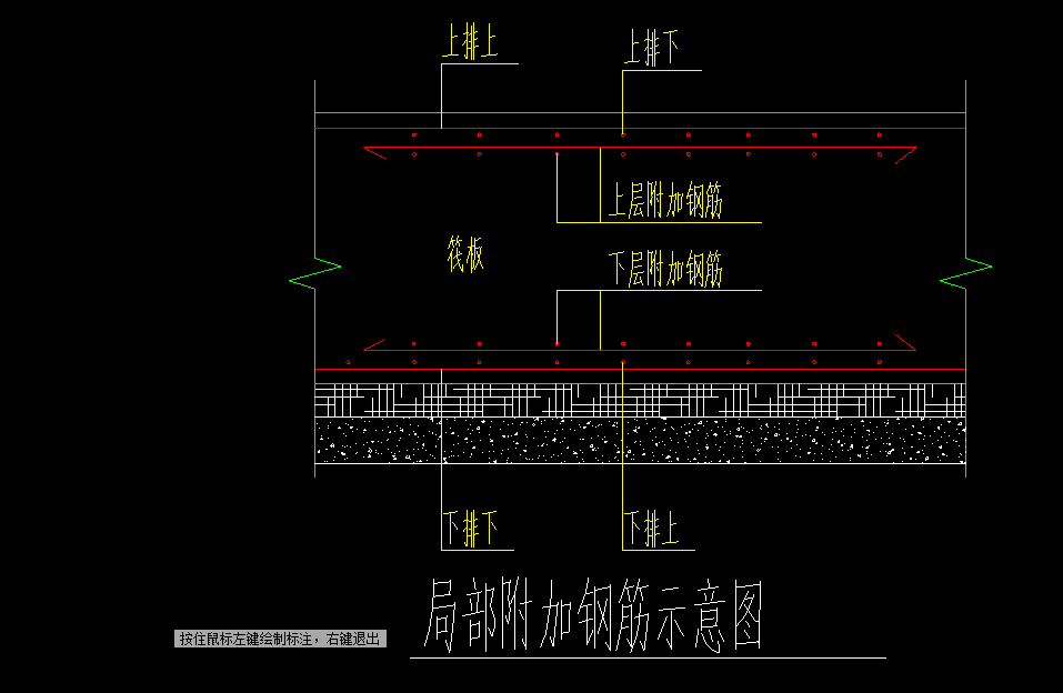 这种筏板附加筋怎么布置  只有一个示意图 筏板钢筋详图上没有标示范围