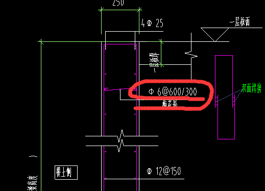 这种就是按图纸这样输入吗？图纸的/也是加密非加密的间距吗？
