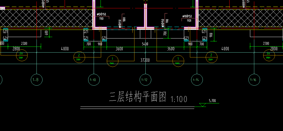 这是说明板的标高是5.7吗?