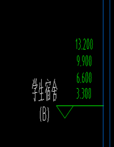 老师，这是一个共六层的宿舍楼，图上是第一层和第2到6层的电气平面图，我想问一下第一层的层高和底标高是多少啊？没有建筑图和立面图，只有图上的标高。